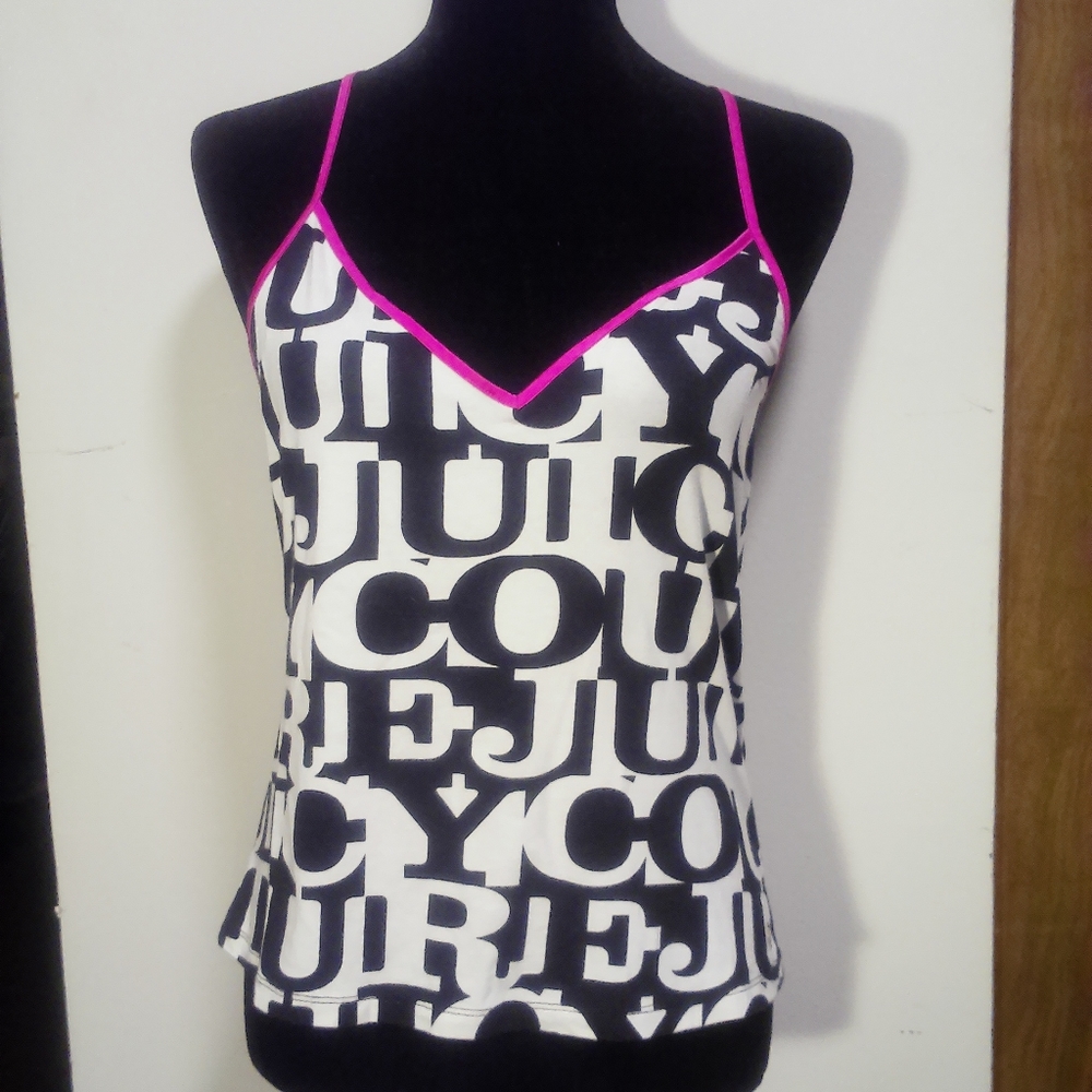 Juicy Couture white and black tank, medium